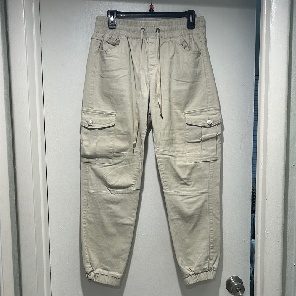 Women’s Beige Cargo Pants